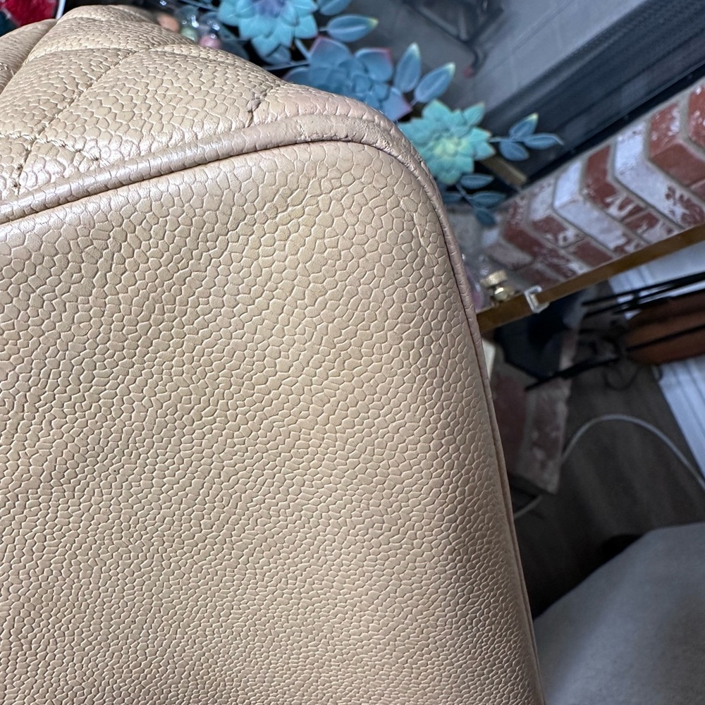 Chanel Beige Caviar Medallion Tote – Gold Hardware - Picture 13 of 14